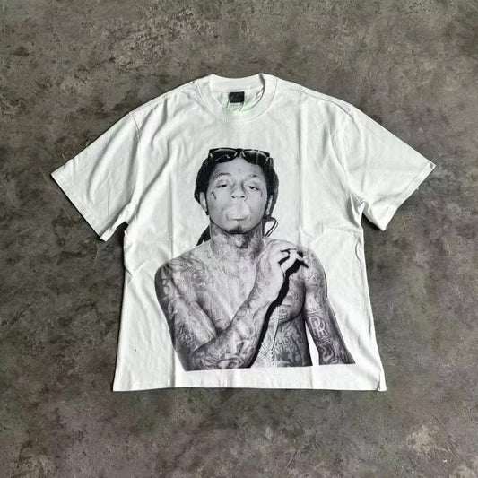 Graphic Print Cotton T-Shirt