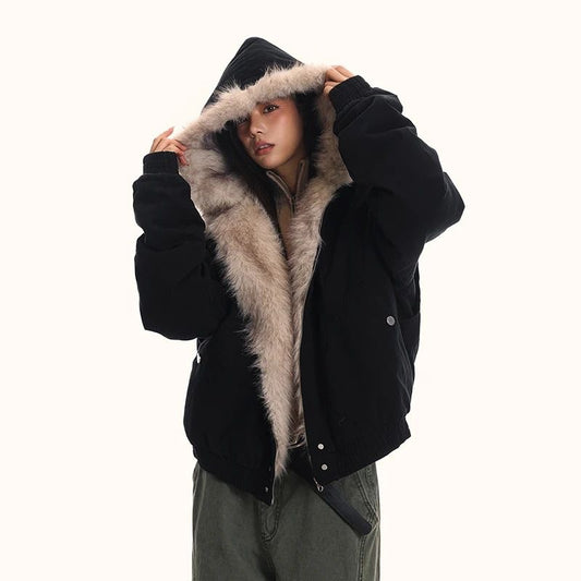 Fur Collar Coat